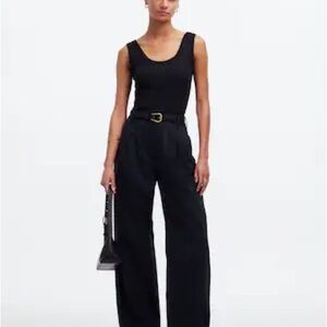 Madewell THE PETITE HARLOW WIDE-LEG PANT IN DRAPEY TWILL